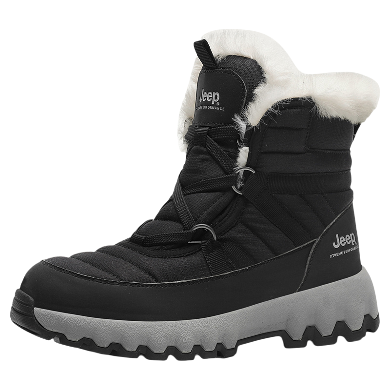 Jeep吉普雪地靴保暖防水耐磨情侣