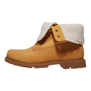 Timberland添柏岚官方踢不烂女鞋黄靴加绒保暖两穿翻靴防水|A1KGC