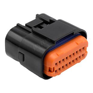 MX23A18SF1汽车防水连接器JAE型18孔PCB板线束插头端子汽车接插件