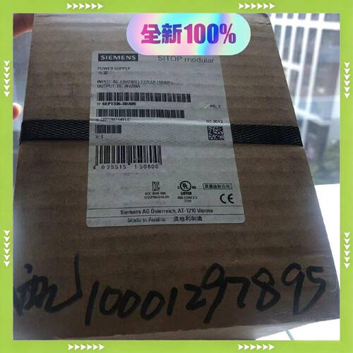 【问价】SITOP电源24V/20A 6EP1336-3BA0适用