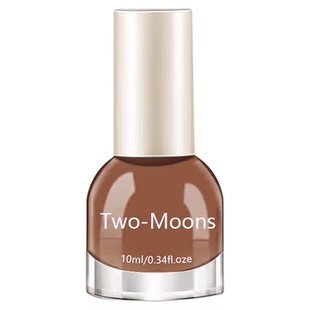 TwoMoons纯色显白可爱糖果色指甲油免烤不可撕蒂芙尼绿宝石红色