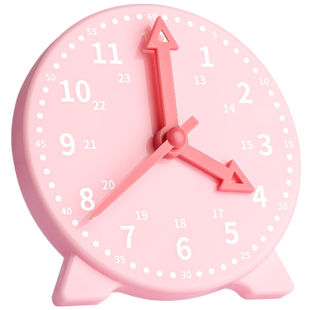 钟表模型儿童蒙氏数学时钟认知教具学具小学生一二年级学习认识时间儿童学具学习用三针3针联动教学数学教具