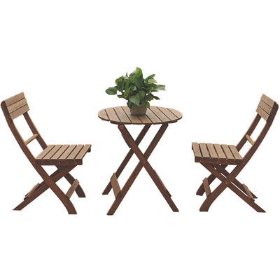 包邮折叠免装餐桌实木桌椅组合