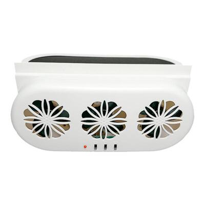 夏季新款太阳能光控车载排风扇