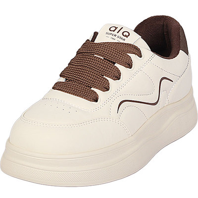 新款大码女鞋41-43时尚棉鞋冬2025休闲小白鞋特大号舒适加绒板鞋