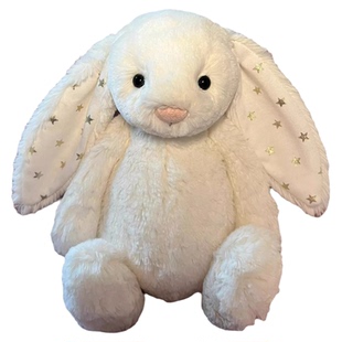 英国jELLYCAT害羞邦尼兔安抚毛绒玩具女生睡觉抱枕玩偶八音盒拉铃