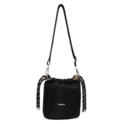 菇八八高级感洋气水桶包斜挎包