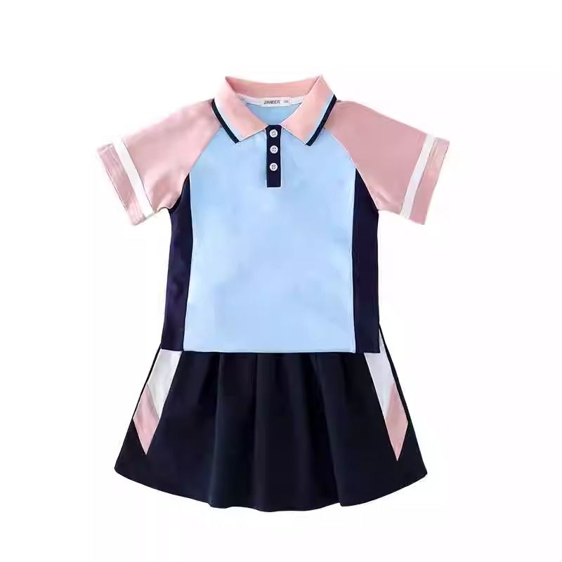 夏季短袖学院风小学生校服套装