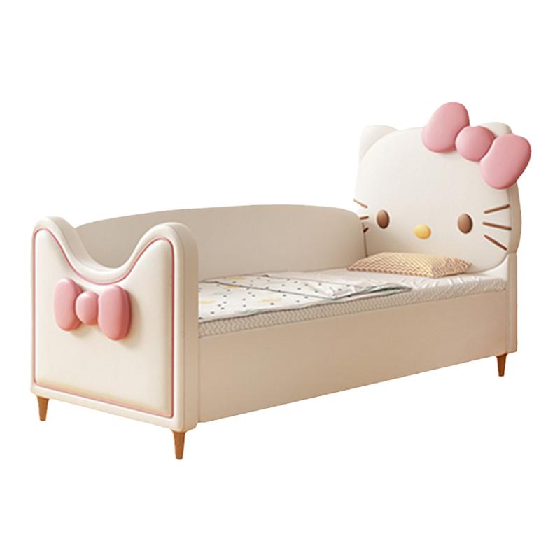 儿童拼接床女孩公主床hellokitty婴儿床加宽拼接神器带护栏床边床