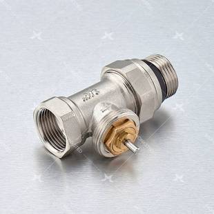 蒙克森德批发暖气片自动角式温控阀黄铜温控阀散热器恒温控制阀