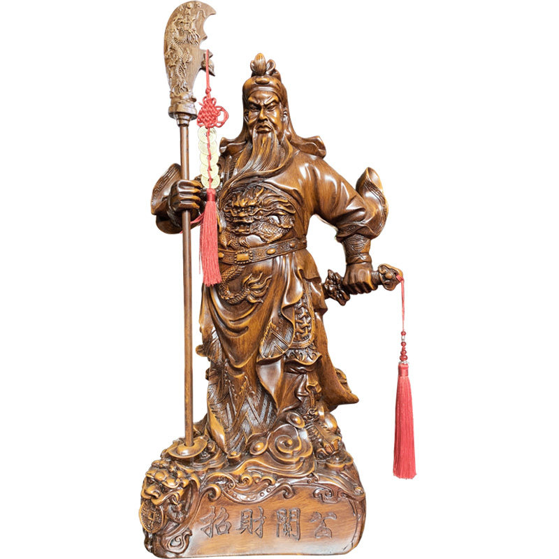 武财神关羽关二爷商铺摆件树脂