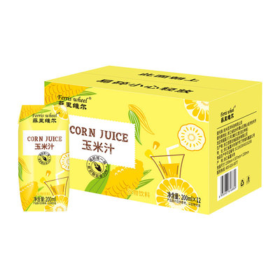 鲜榨玉米汁菲里维尔200ml