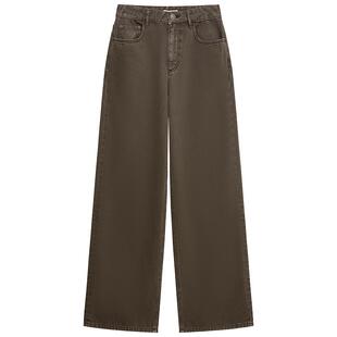 OCHIRLY欧时力 大直筒阔腿牛仔长裤女宽松可露丽穿搭2025秋冬