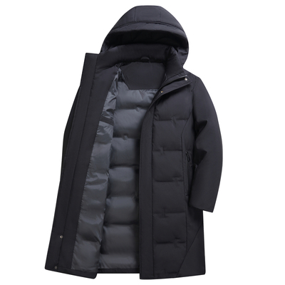 鸭鸭羽绒服男款加厚长款保暖御寒
