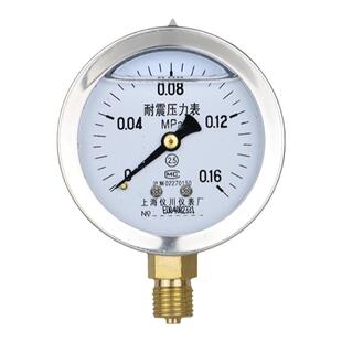 上海仪川仪表厂耐震压力表YN-60100150油压表径向安装液压气压油