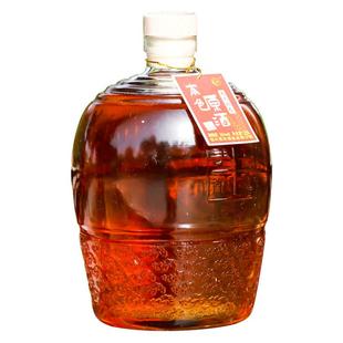 零添加绍兴产黄酒十八年陈本色原酒3斤无焦糖色糯米加饭花雕老酒