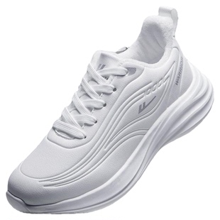 回力女鞋运动鞋冬季新款加绒软底跑步鞋子防泼水皮面跑鞋保暖棉鞋