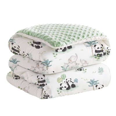 婴儿蚕丝被子秋冬被新生儿专用