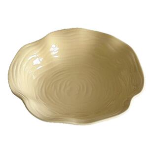 创意北欧ins风荷叶边盘子家用陶瓷菜盘高颜值沙拉意面盘西餐餐具