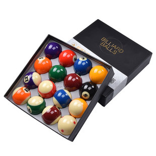 健英星峰台球美式黑8花式九球16十六彩黑金刚台球黑八桌台球子