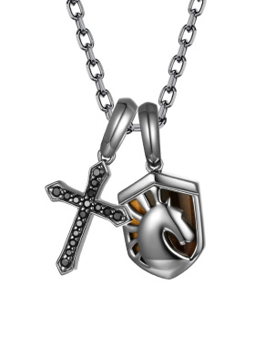 SinceYou黑骑士项链马年配饰