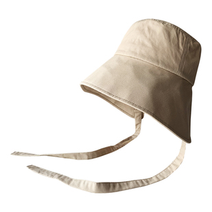 渔夫帽女夏日韩系休闲潮流遮脸遮阳防晒帽骑车防紫外线太阳帽子女