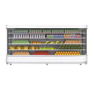 乐创风幕柜水果保鲜展示柜超市风冷专用蔬菜冷藏柜冰柜商用定制