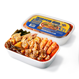 围裙阿姨捞汁海鲜500g调料餐饮虾扇贝花蛤加热即食麻辣三只松鼠