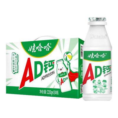 娃哈哈AD钙奶怀旧饮品220g*24瓶