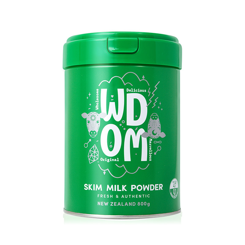 WDOM渥康脱脂奶粉速溶新西兰进口奶粉成人高钙低脂800g送礼