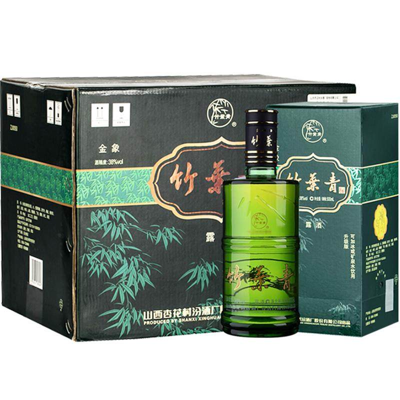 露酒竹叶青38度金象竹500mL6瓶