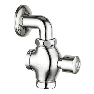 全铜延时手按式冲水阀蹲便器大便冲洗阀厕所阀门自闭式冲洗阀弯头