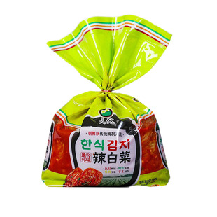延边朝鲜族地窖传统韩味辣白菜 李窖主韩式泡菜下饭菜咸菜袋装1kg