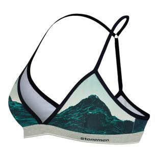stonemen【源自澳洲】法式三角杯内衣无钢圈美背薄文胸纯棉-海浪