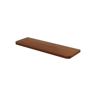 一字隔板墙上置物架中古风实木层板客厅墙面收纳展示架上墙书架