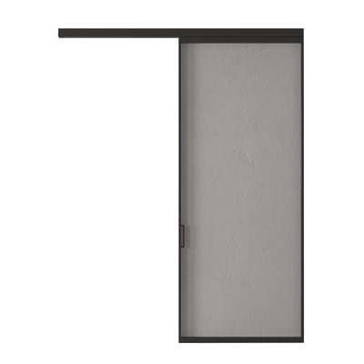 TATA木门 定制卫生间玻璃推拉门谷仓门阳台门侧挂推拉门LB105T