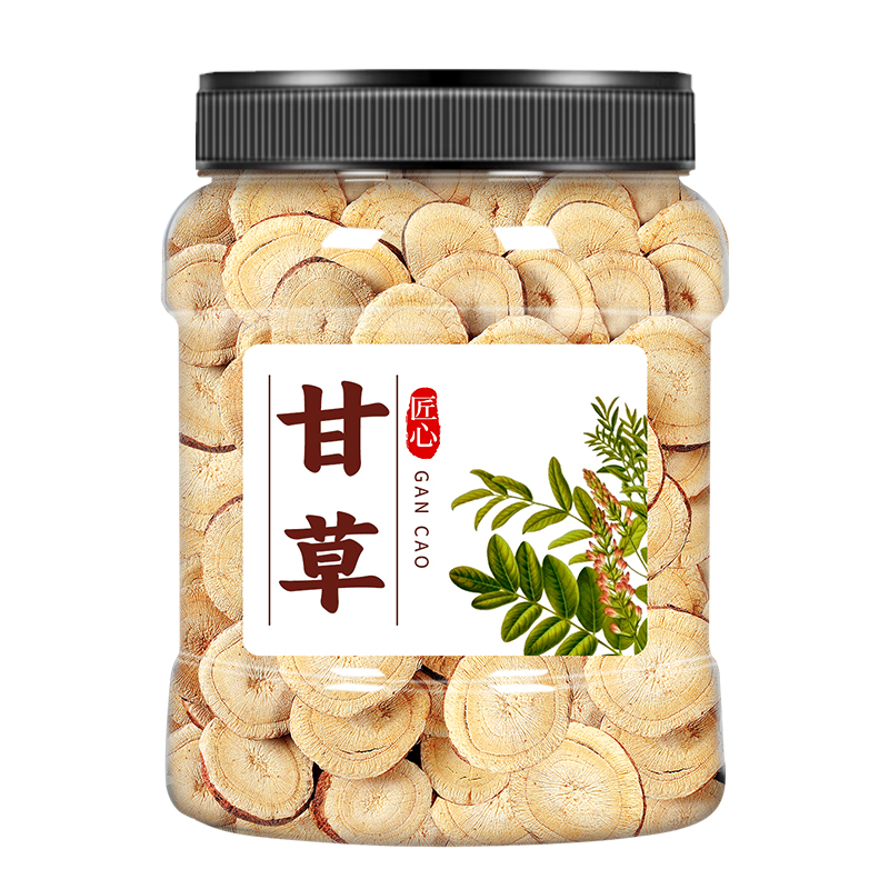 甘草大片500g新货泡水干姜汤正品生甘草茶非特级不野生宁夏中药材