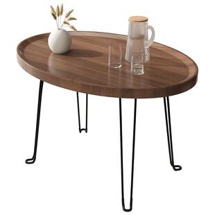 三梦折叠桌茶几可折叠烤火桌家用小户型便携餐桌家用围炉煮茶桌子