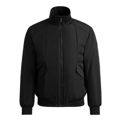 轻盈绗缝哈林顿棉服夹克