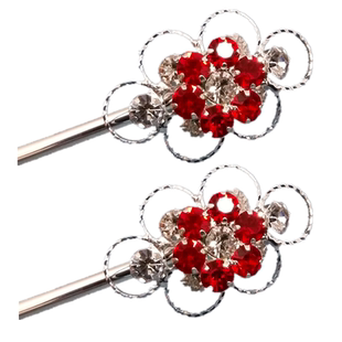 戏曲头饰女水钻新款京剧越剧头面七星泡子青衣花旦角化妆包头用品