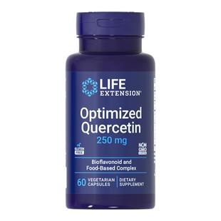 沿寿LIFE优化槲皮素二水复合护肺部保健品胶囊菠萝蛋白酶美国进口