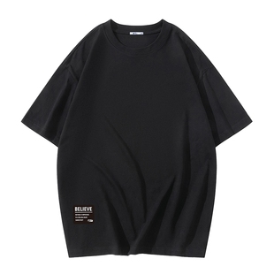 回力重磅纯棉短袖t恤男士夏季2026新款宽松半袖男生冰丝体恤衣服