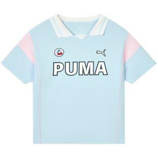 粉色运动短袖T恤大童童装PUMA彪马官方新款夏季休闲POLO衫 951136