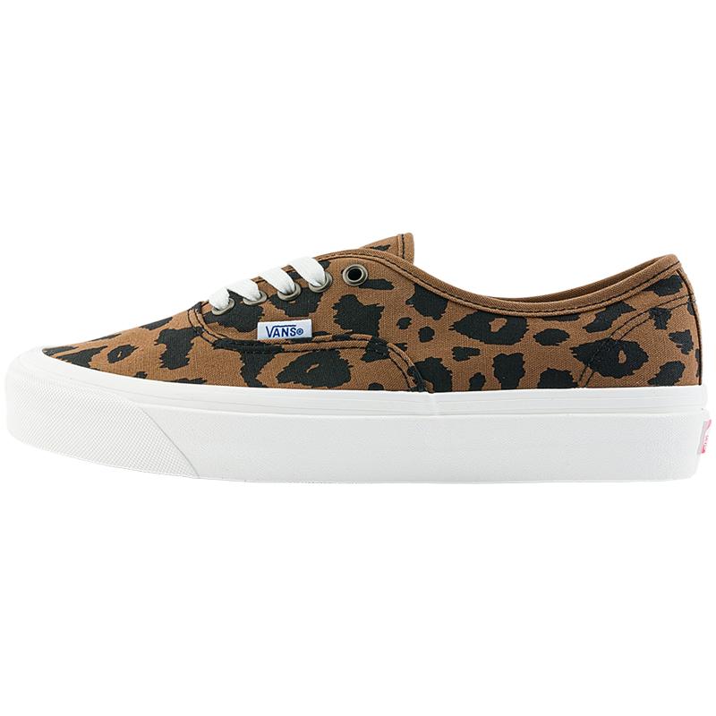 Vans范斯官方 Authentic 44 DX豹紋安納海姆某書(shū)熱門(mén)帆布鞋低幫