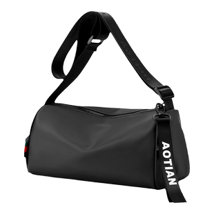 单肩包男斜跨小背包牛津布男士斜挎包休闲大容量邮差包小型行李包