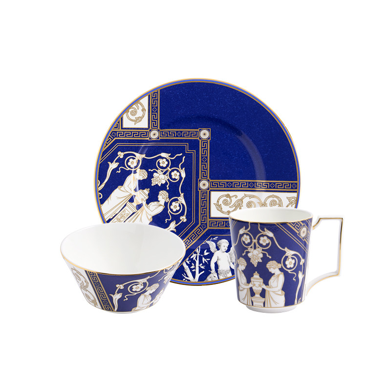 WEDGWOOD文艺复兴骨瓷碗盘勺餐具