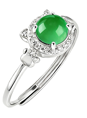 S925纯银戒指空托镶嵌活口戒托女