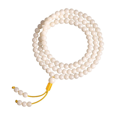 【凝脂温润】白玉菩提108颗手串