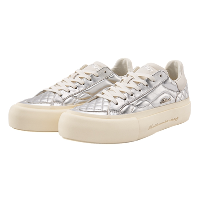 MATNUT菱形格软羊皮小香风板鞋