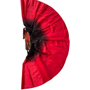 新疆舞蹈练习裙彝族藏族维族舞练习裙儿童演出服装半身裙大摆裙女